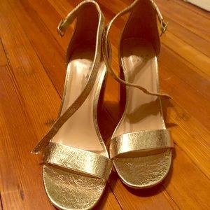 Gold heels